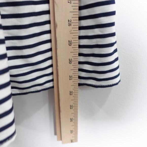 Zara Dress Size Medium Tank Short Mini Striped Scoop Back Casual Black Trafaluc - Picture 5 of 9